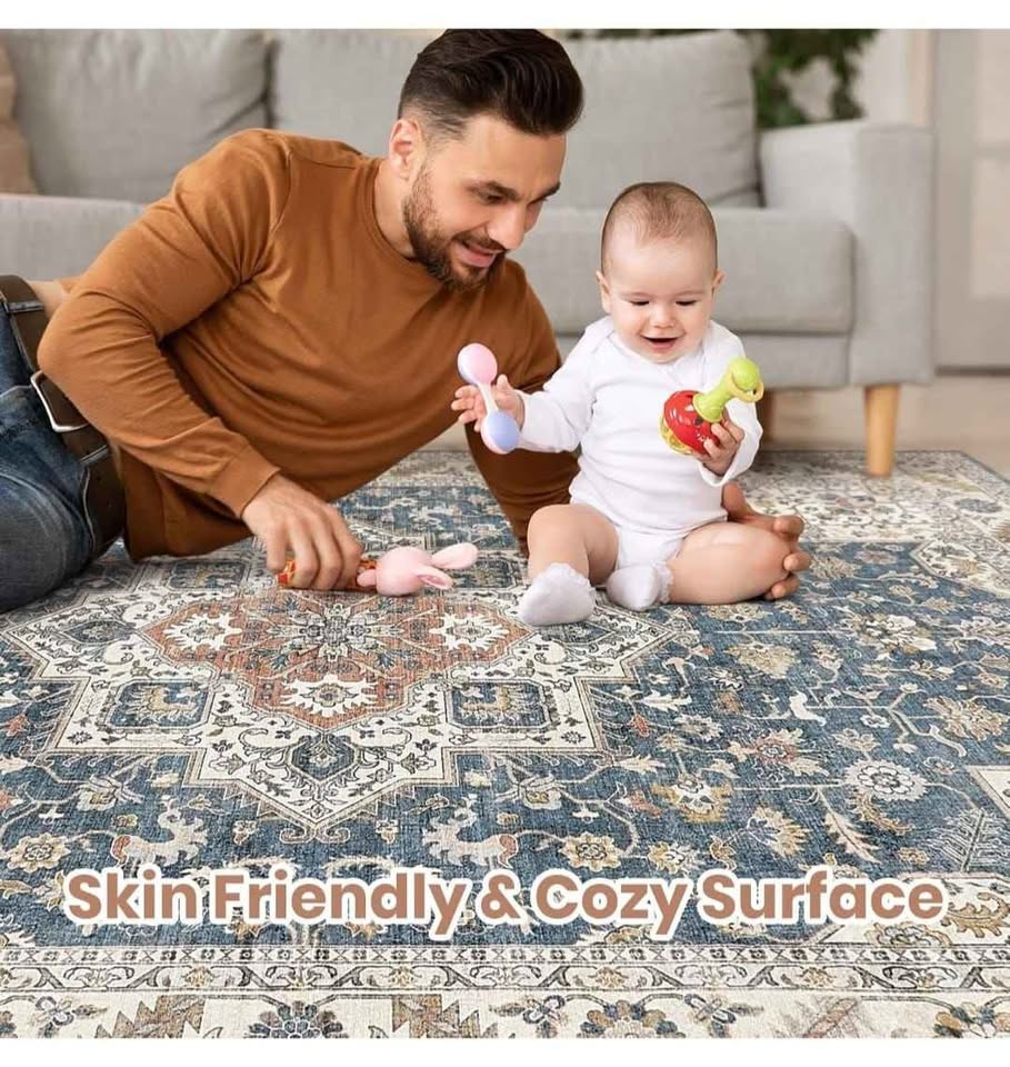 Vintage Living Room Area Rug 9x12 - Oriental Traditional Distres - photo 5