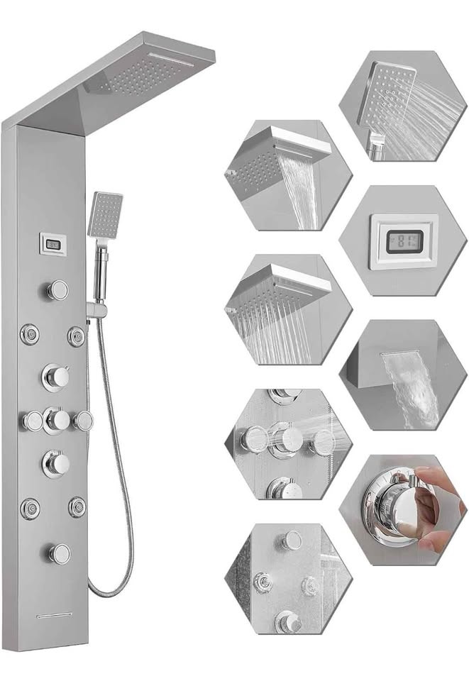 BWE 6-in-1 Shower Panel Tower System - photo 3