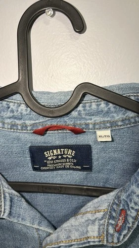 Levi's Signature Men's Denim Shirt - Light Wash - XL - photo 5