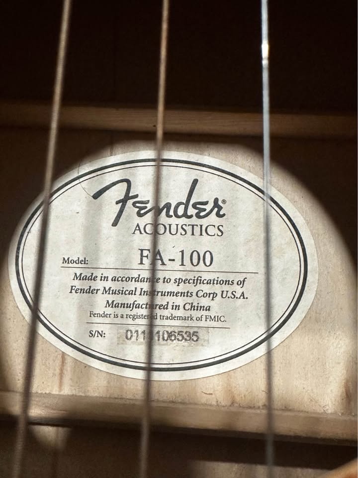 Fender FA100 - photo 3