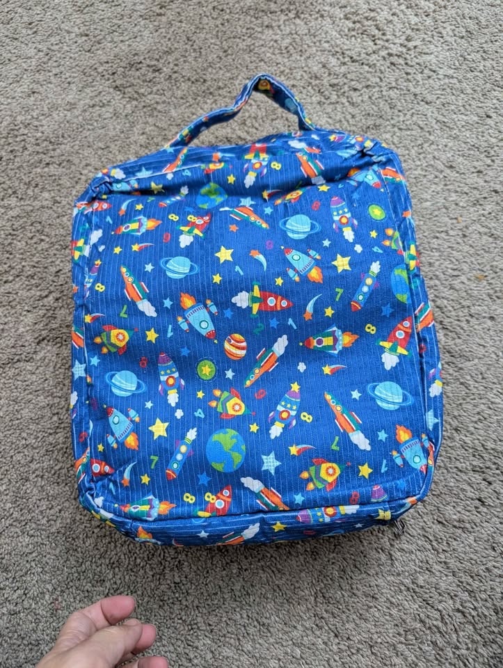 Outer Space Rocket Lunch Bag - photo 4