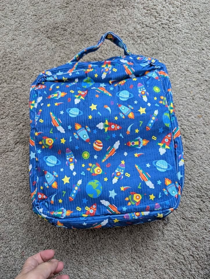 Outer Space Rocket Lunch Bag - photo 5