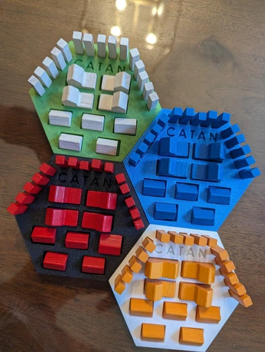 Settlers of Catan Game Piece Holders - photo 2