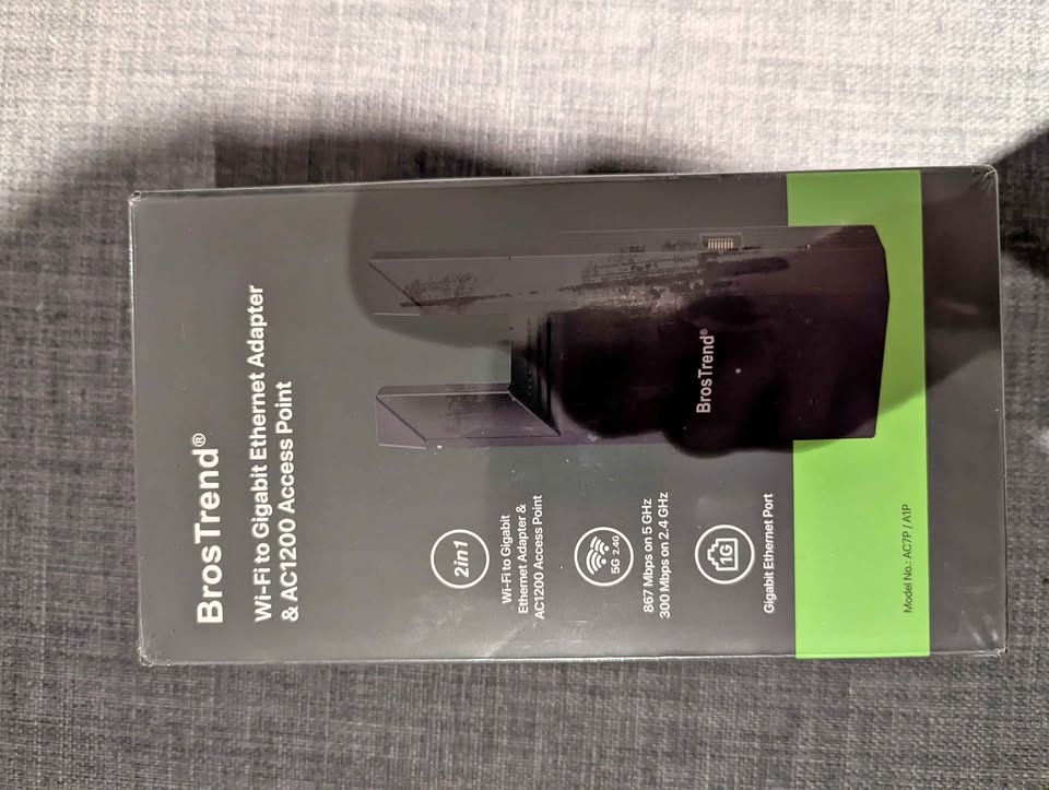 Wifi To Gigabit Ethernet Adapter - New