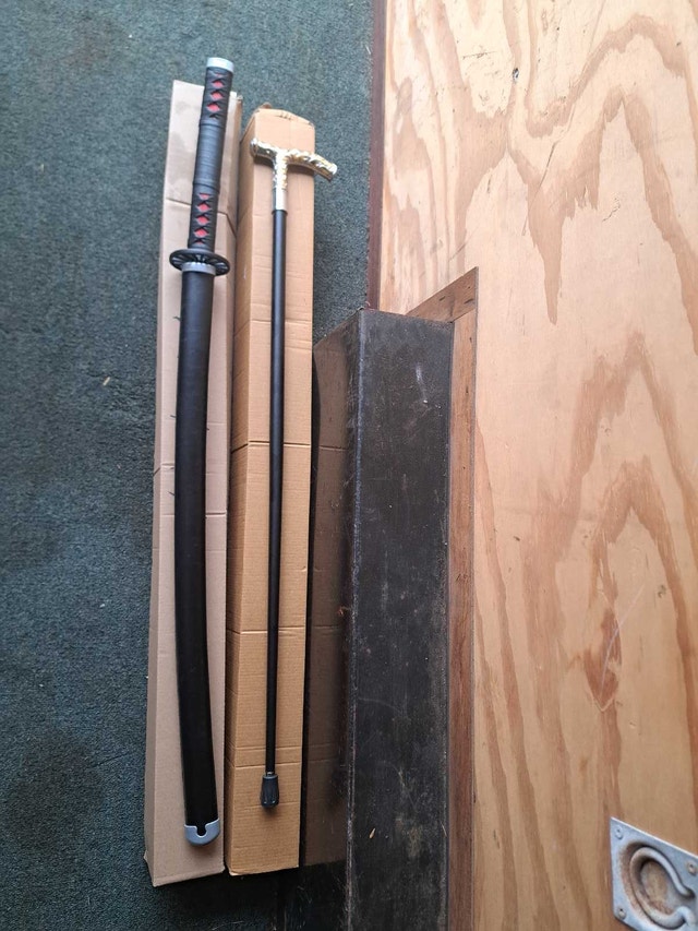 Katana + Cane (Real Metal Blades)