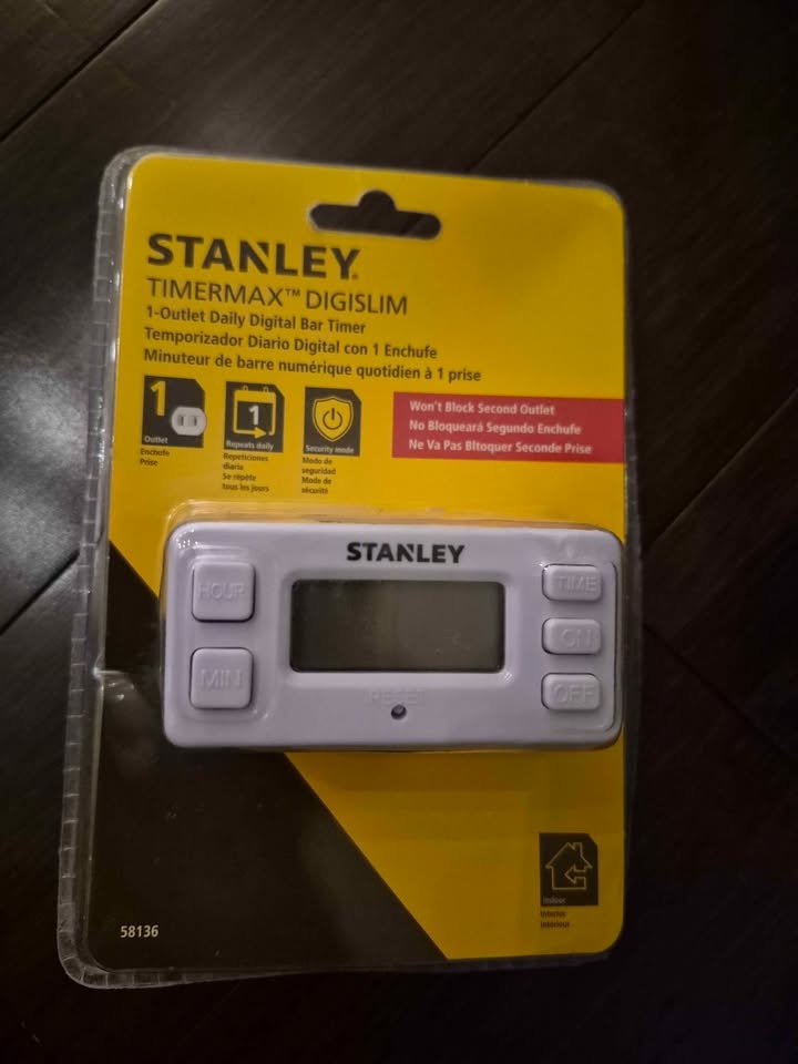 Brand New Stanley Timermax Digislim Daily Digital Bar Timer - photo 3