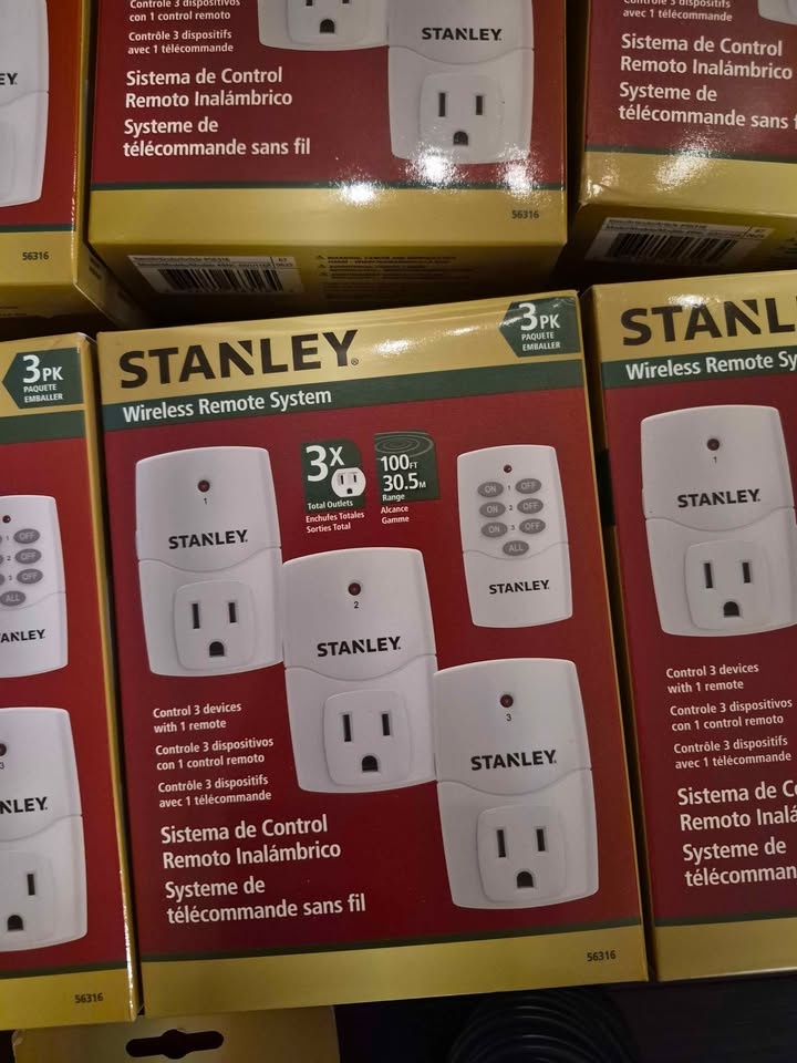 Brand New Stanley Wireless Remote System 3 Devices