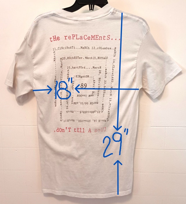 Vintage The Replacements "Don't Tell A Soul" Tour Shirt (1989) - photo 4