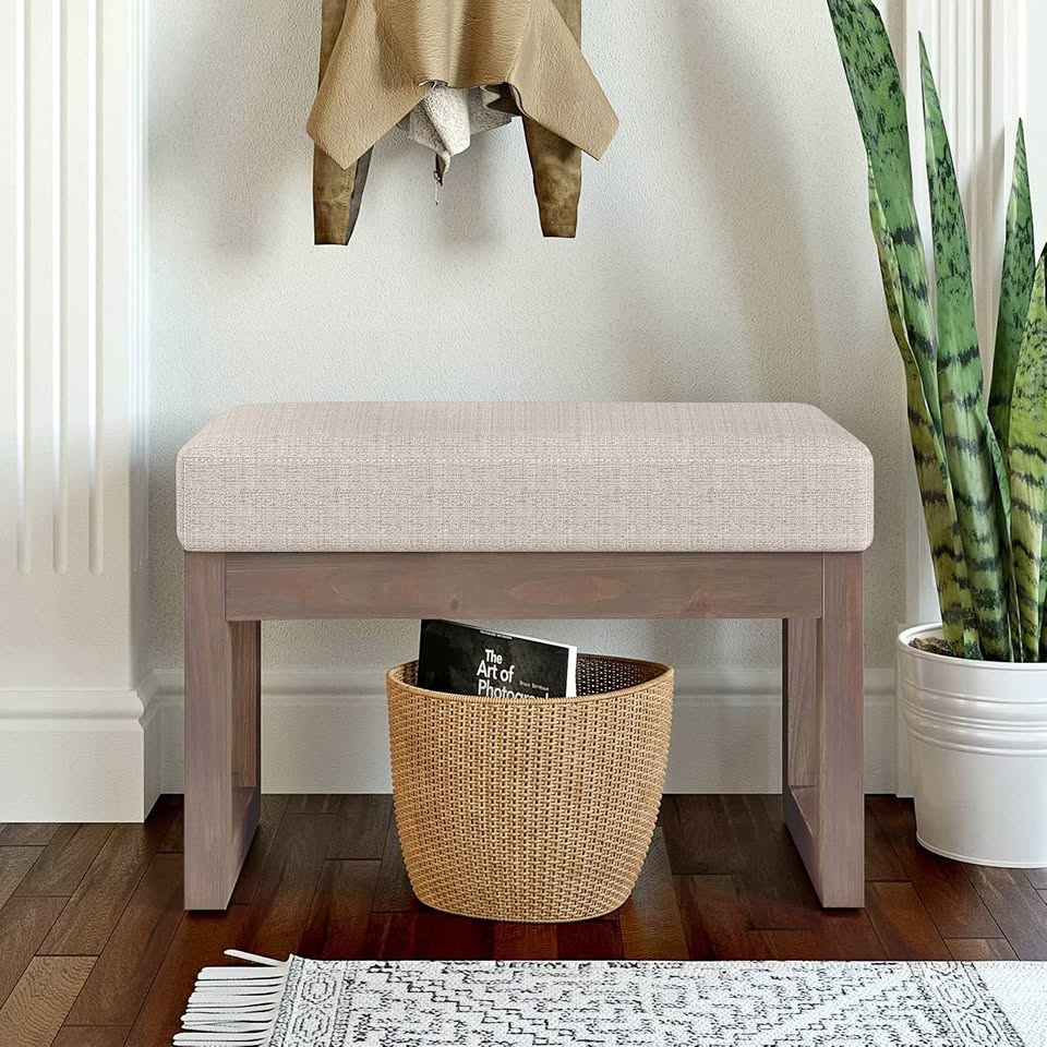 ‼️MUST GO 3/31‼️Orig $187 NEW IN BOX Rustic Wood Bench 26"
