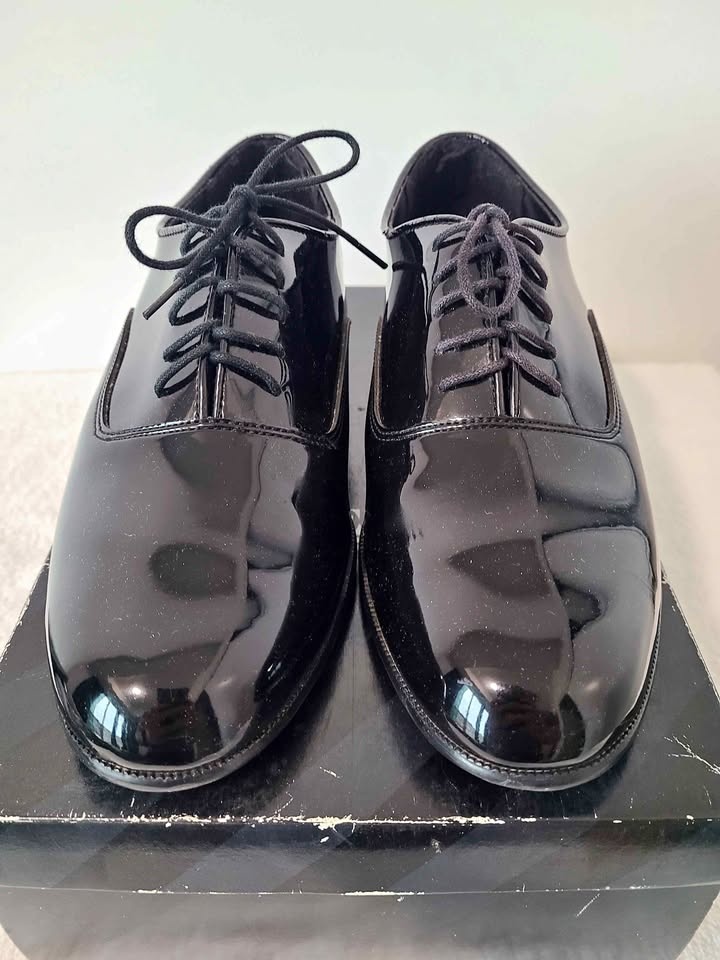 Freeman Formalwear Black Patent Leather Dress Shoes 9M