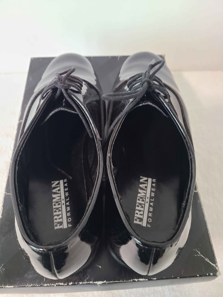 Freeman Formalwear Black Patent Leather Dress Shoes 9M - photo 2