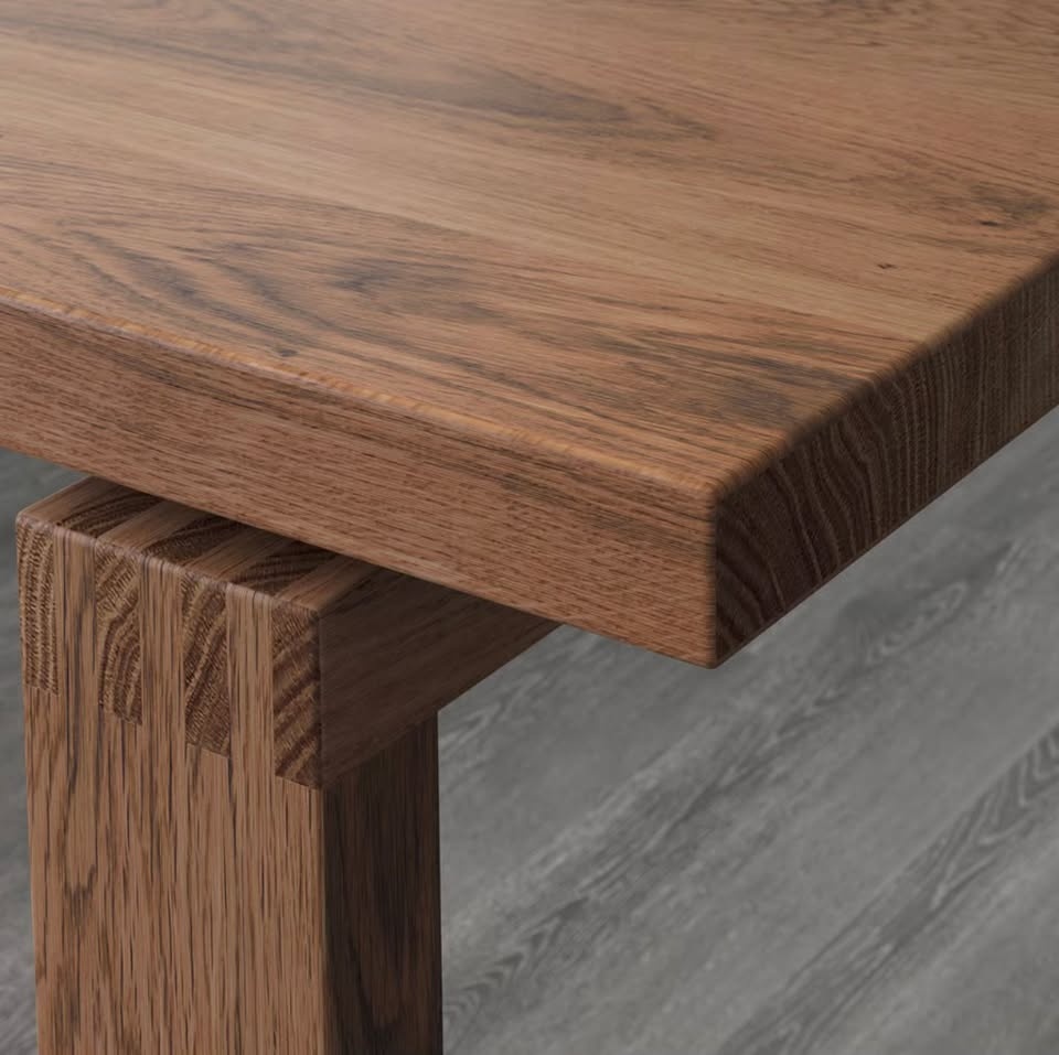 TABLE ONLY‼️GETS DONATED 3/31‼️6-8 seat wood dining table - photo 3