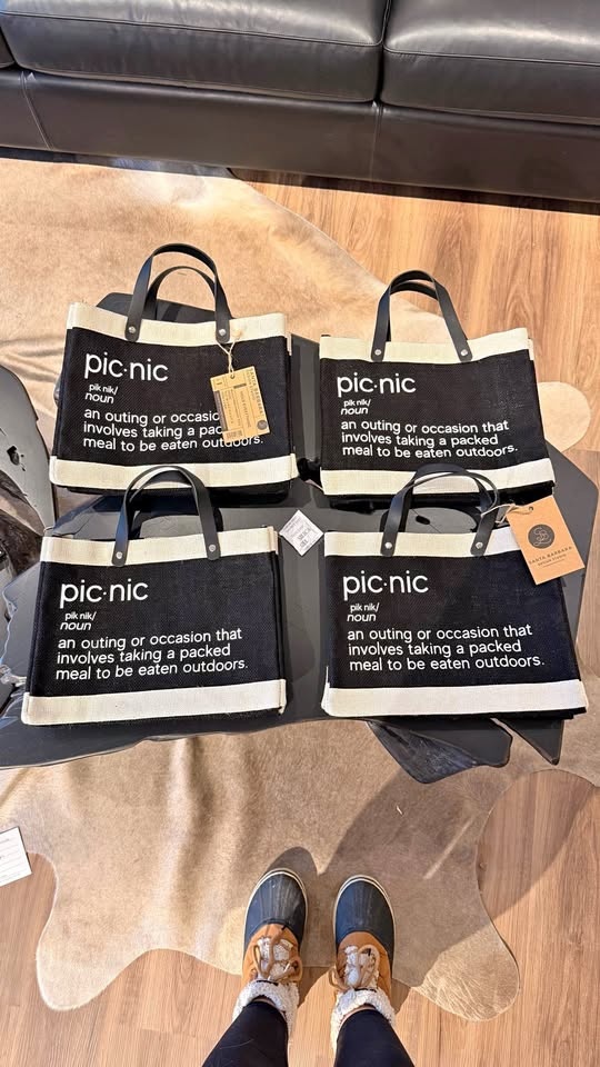 UH Picnic Tote Bag Set – 4 Matching Bags (Girls Trip Ready!)