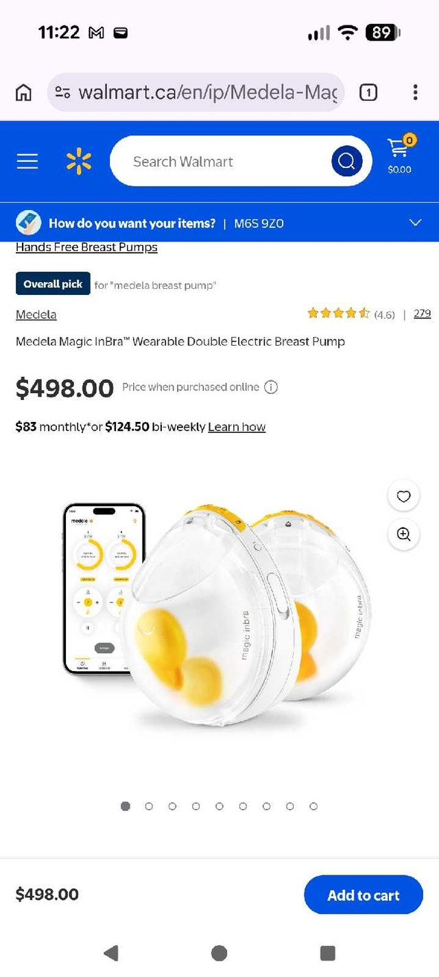Medela Magic InBra Wearable Double Electric Breast Pump