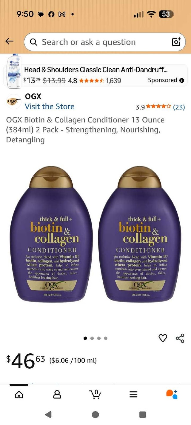 OGX Biotin & Collagen Set