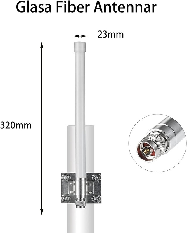 Waterproof 4dBi LoRa Gateway 915MHz Antenna - photo 4