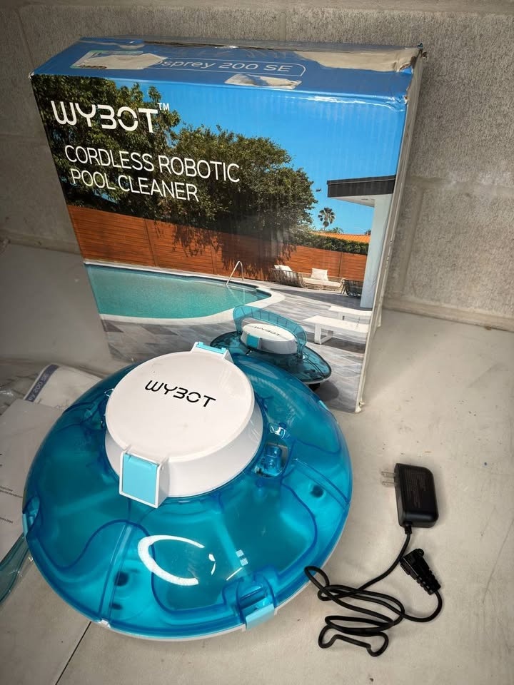 WYBOT Cordless Robotic Pool Vacuum, Dual Powerful Suction Ports - photo 2