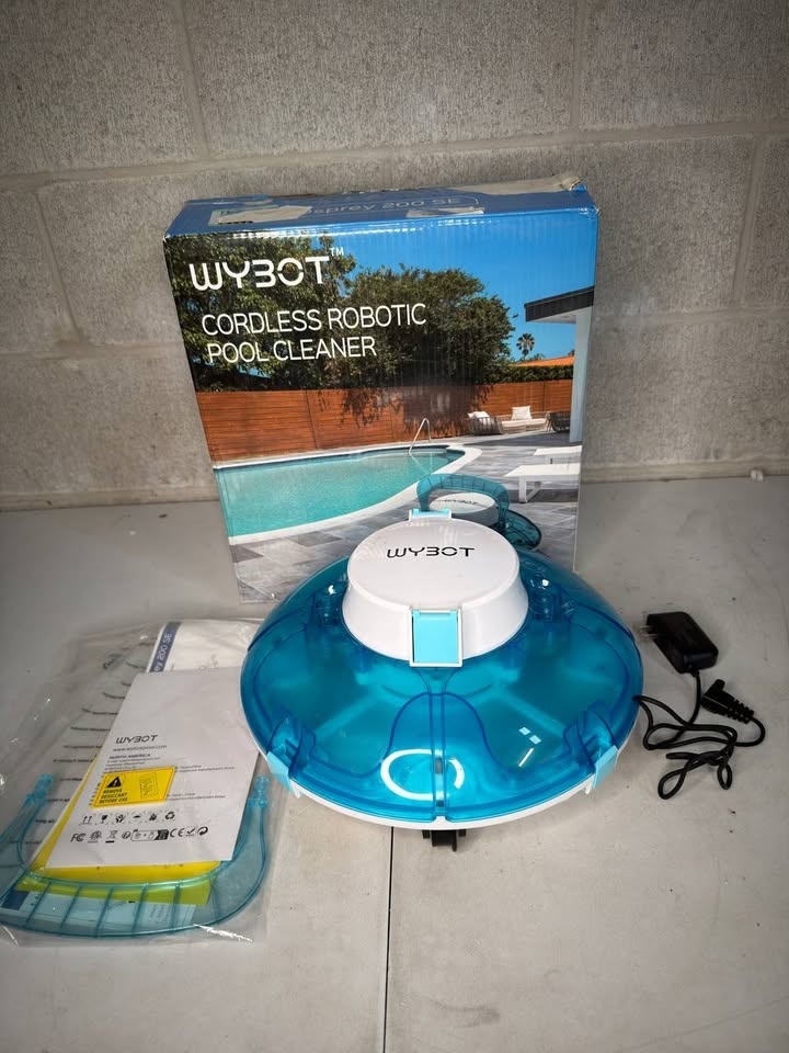 WYBOT Cordless Robotic Pool Vacuum, Dual Powerful Suction Ports - photo 4