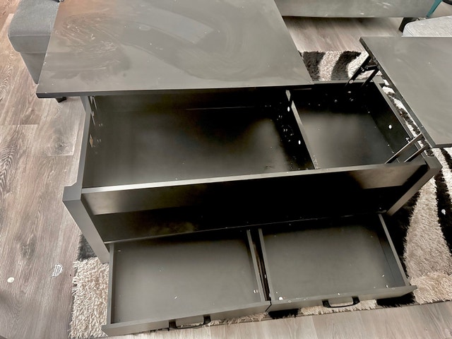 Seventable Coffee Table with 2 Storage Drawers - photo 2