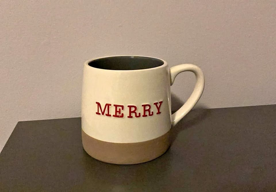 Brand new Christmas mug “Merry”