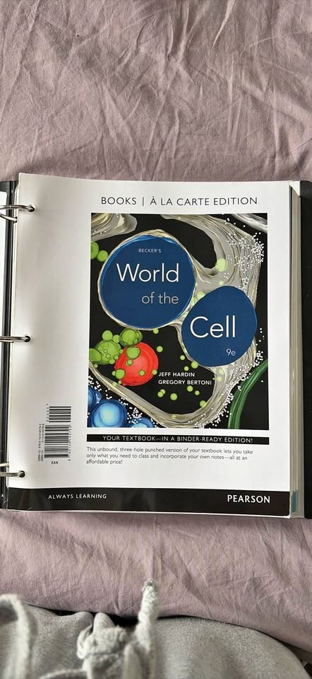 Becker's World of the Cell Textbook
