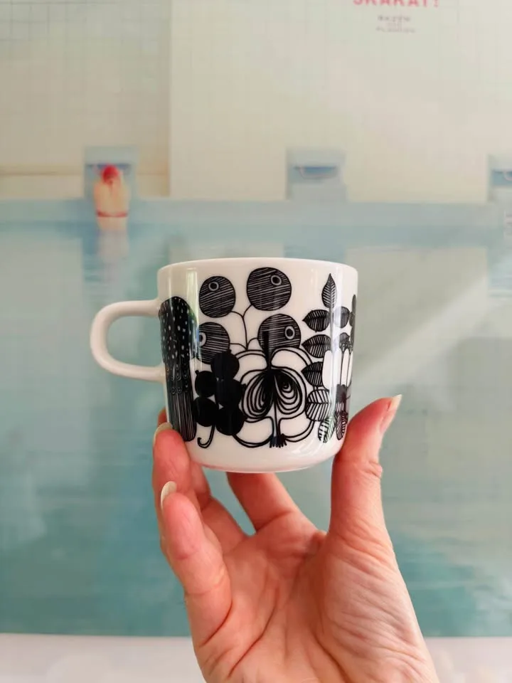 Marimekko Oiva Siirtolapuutarha Coffee Cup - New image indicator(2)