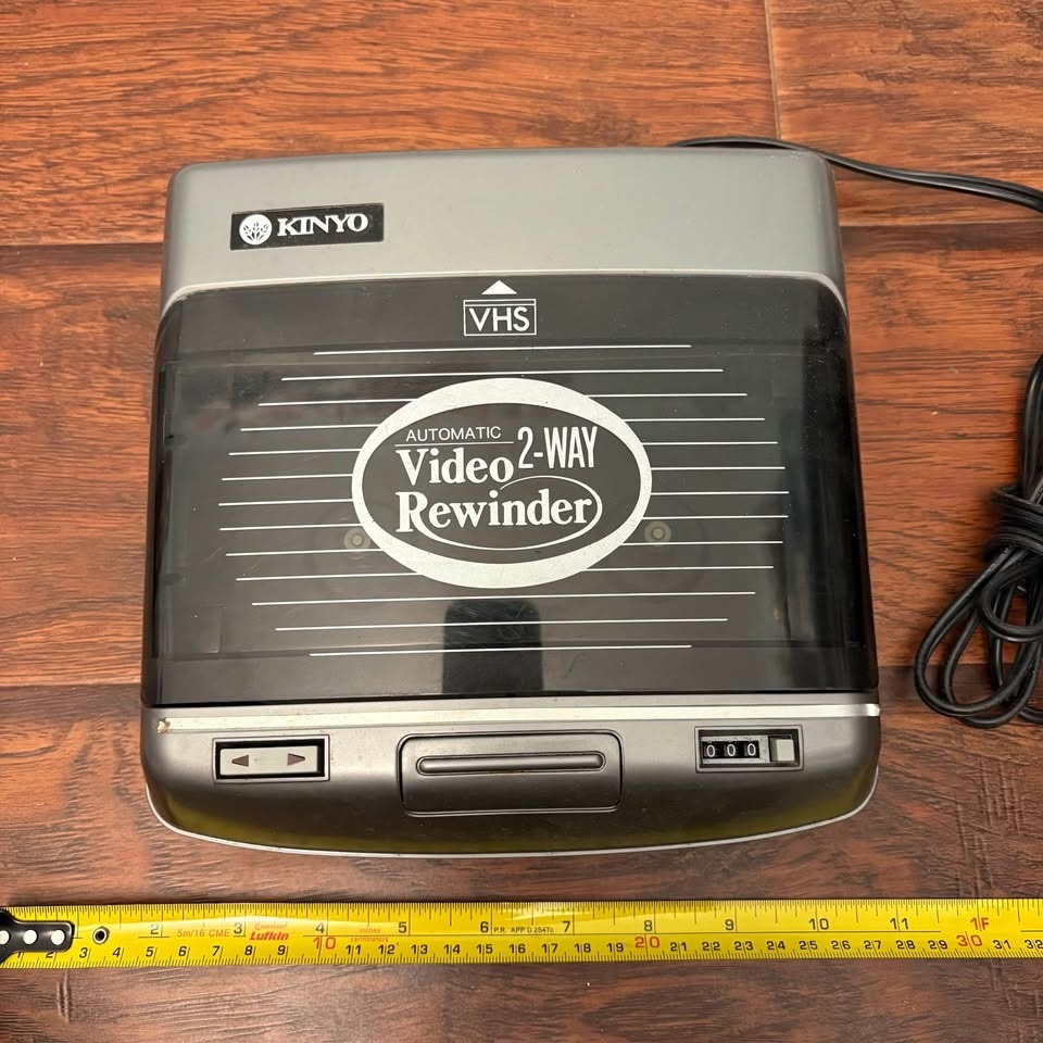 Kinyo VHS Rewinder Automatic 2-Way Video Tape WITH Fast Forward - photo 3