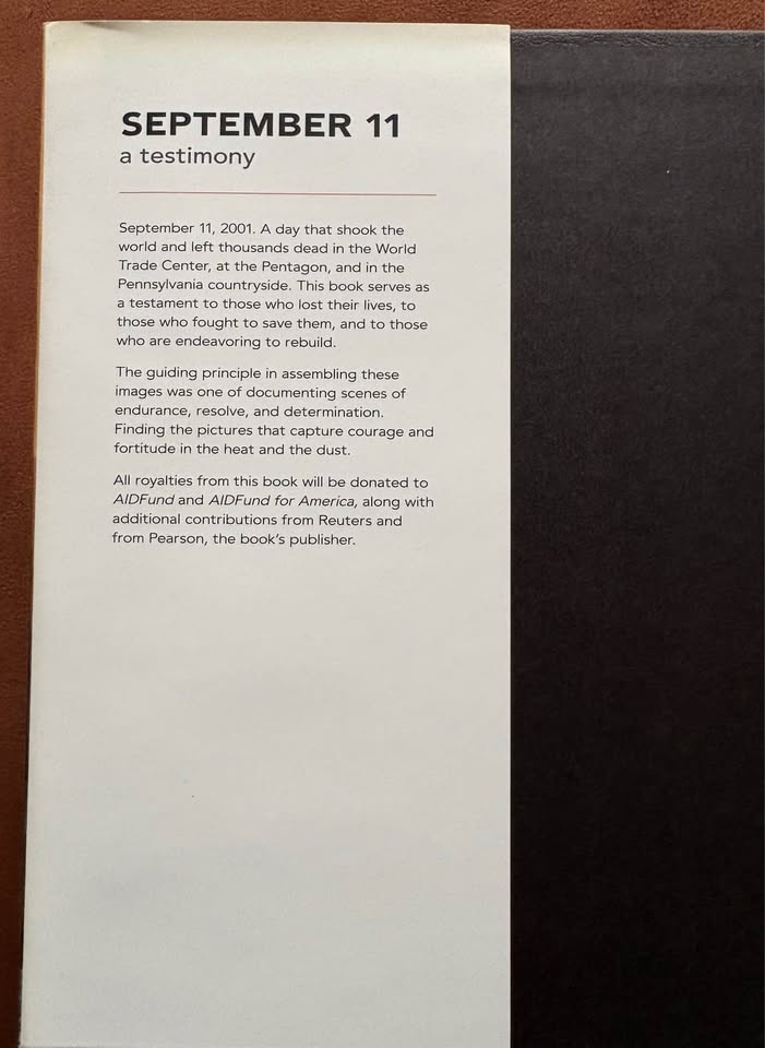 Rare 9/11 NYC World Trade Center Commemorative Books (Reuters) - photo 3