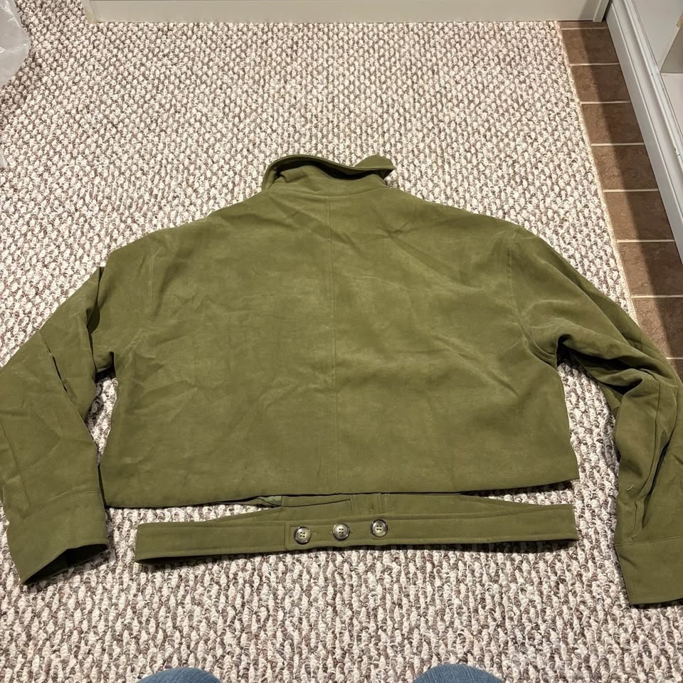 SHEIN Khaki Green Utility Jacket - photo 2