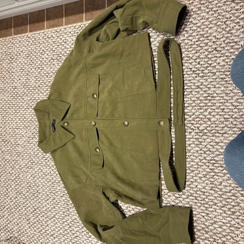SHEIN Khaki Green Utility Jacket - photo 4