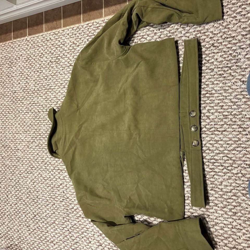 SHEIN Khaki Green Utility Jacket - photo 5