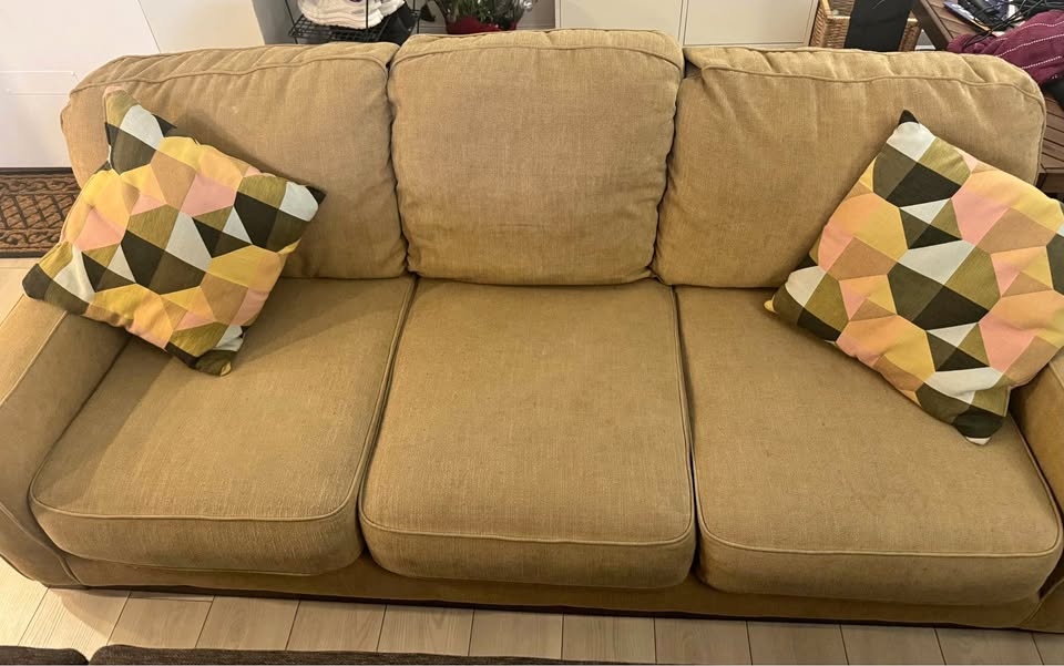 Free 3-Seater Couch – Fair Condition - Has to go ASAP