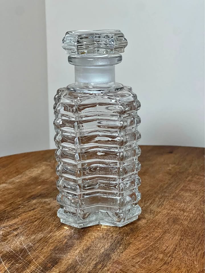 Art Deco Perfume Bottle with Stopper