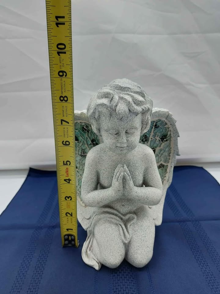 Mosaic Resin Angel Figurine - photo 5