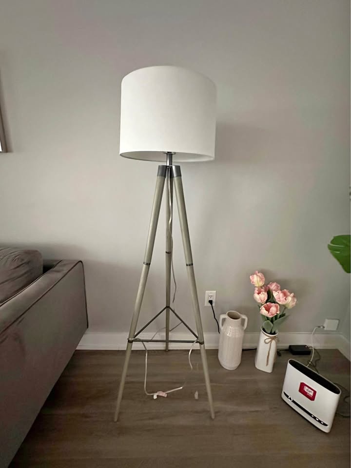 Standing Silver Lamps