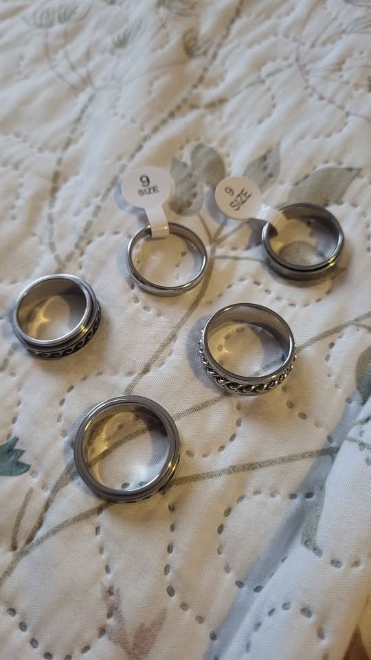 Men’s Rings – Size 9 – Stainless Steel (Multiple Styles) - photo 2