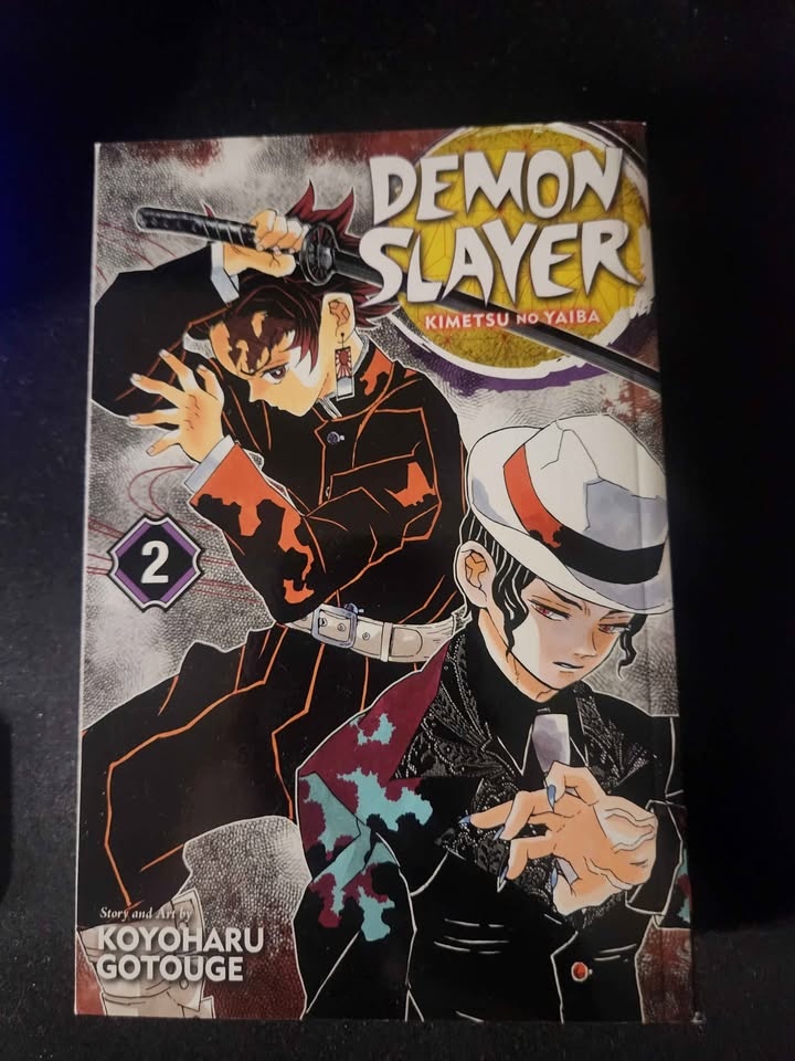 Demon Slayer Manga Volumes 1, 2, & 4 - photo 2