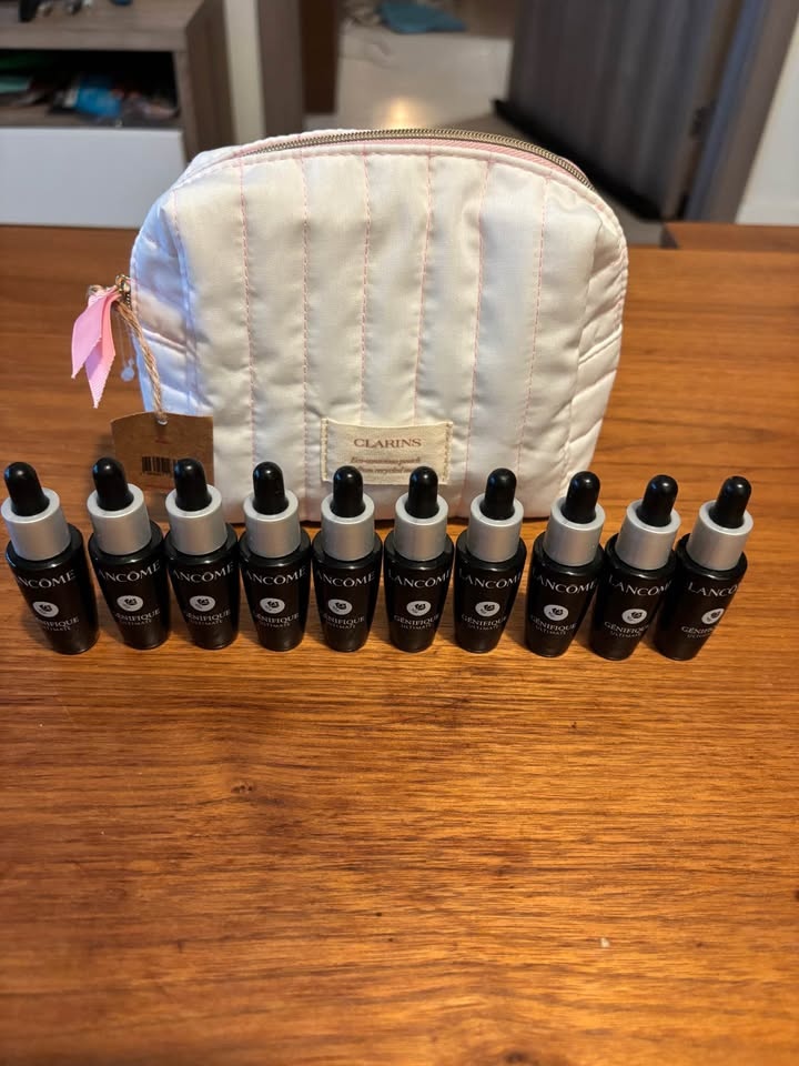 Lancôme Génifique Serum Minis (10x10ml) + Cosmetic Bag - photo 2