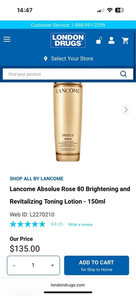 ($50 if buy 3pcs) LANCÔME ABSOLUE ROSE 80 ESSENCE-IN-LOTION HYDR - photo 4
