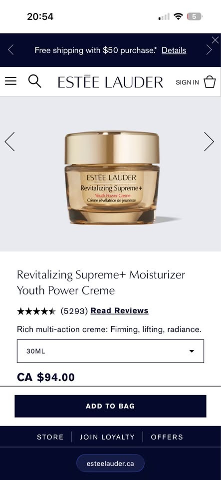 Estee Lauder Revitalizing Supreme+ Face Cream 30ML (no box) - photo 3