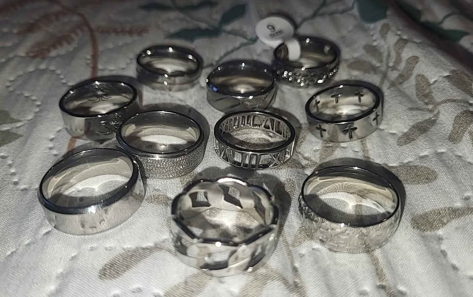 Men’s Rings – Size 9 – Stainless Steel (Multiple Styles) - photo 2