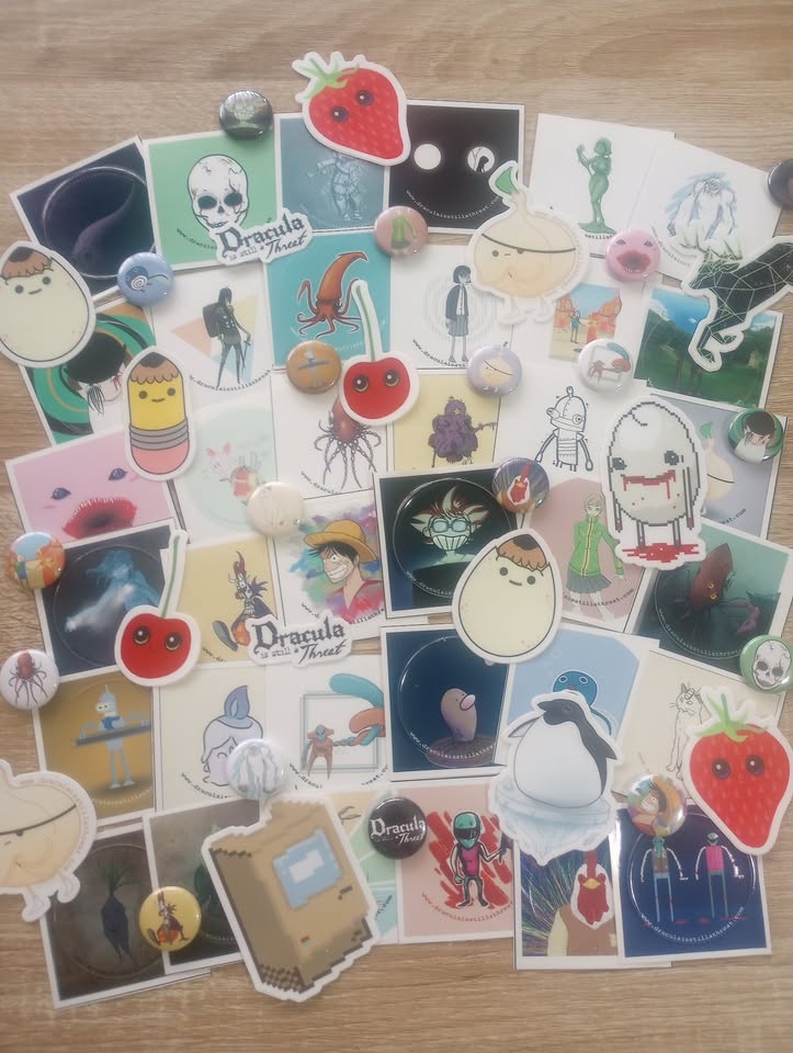 Blind Bag / Blind Box - 9 Stickers and Pins - photo 2