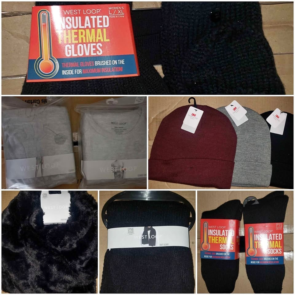 Winter Thermal Gear Bundle: Hats, Gloves, Socks & More