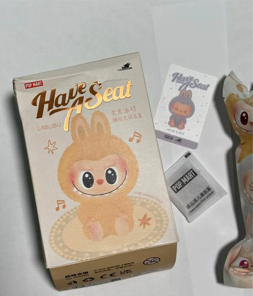 LABUBU “HEHE” Authentic, unopened. Have a Seat. thumbnail