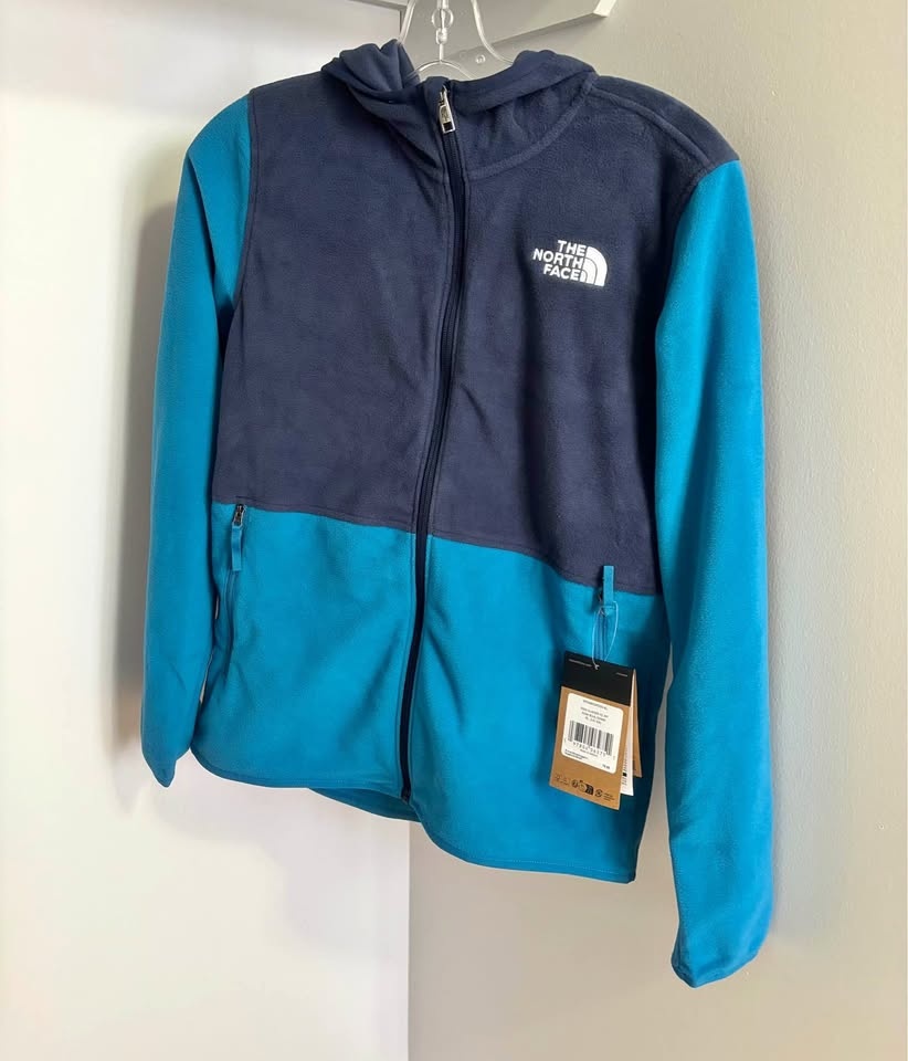 The North Face Teen Glacier Full Zip Hooded Jacket XL