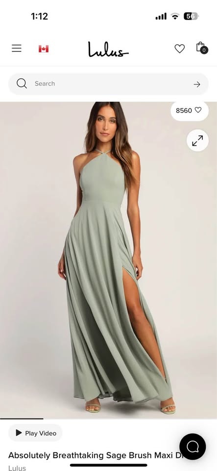Lulus Sage Brush Maxi Dress - Size XS - photo 2