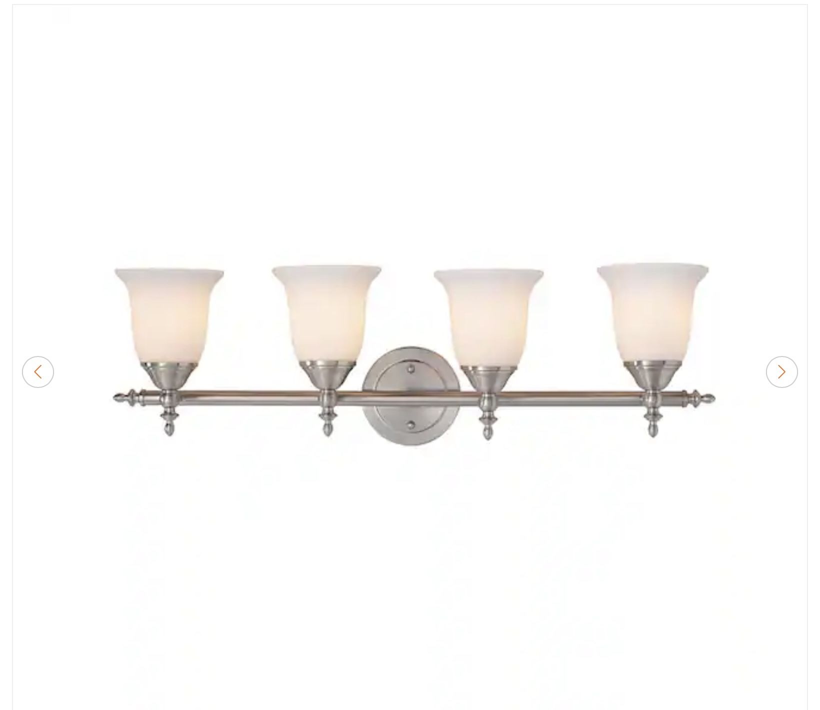 Hampton Bay Olgelthorpe 4-Light Vanity Fixture - photo 2