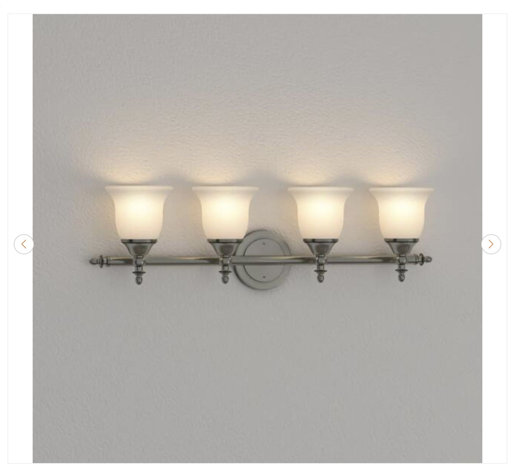 Hampton Bay Olgelthorpe 4-Light Vanity Fixture - photo 3