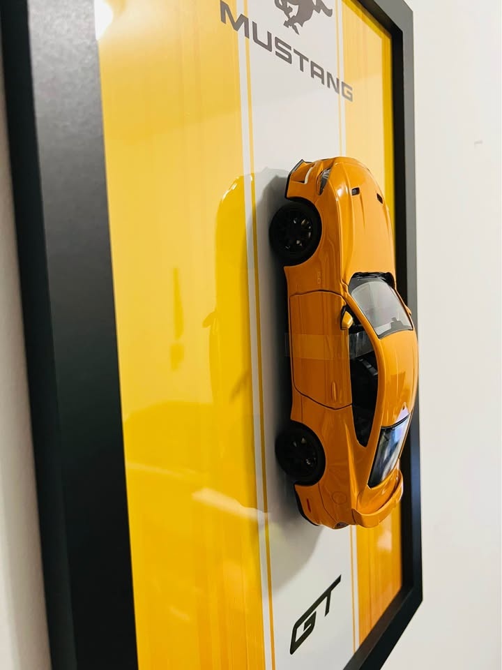 Mustang GT Wall Art with Diecast Car - photo 3