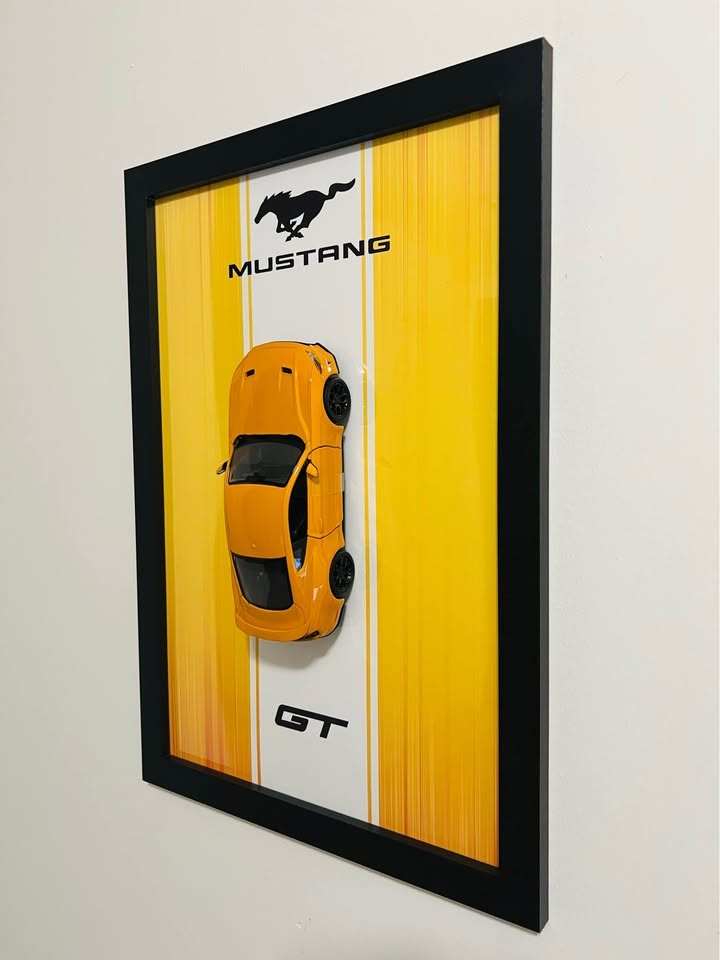 Mustang GT Wall Art with Diecast Car - photo 4
